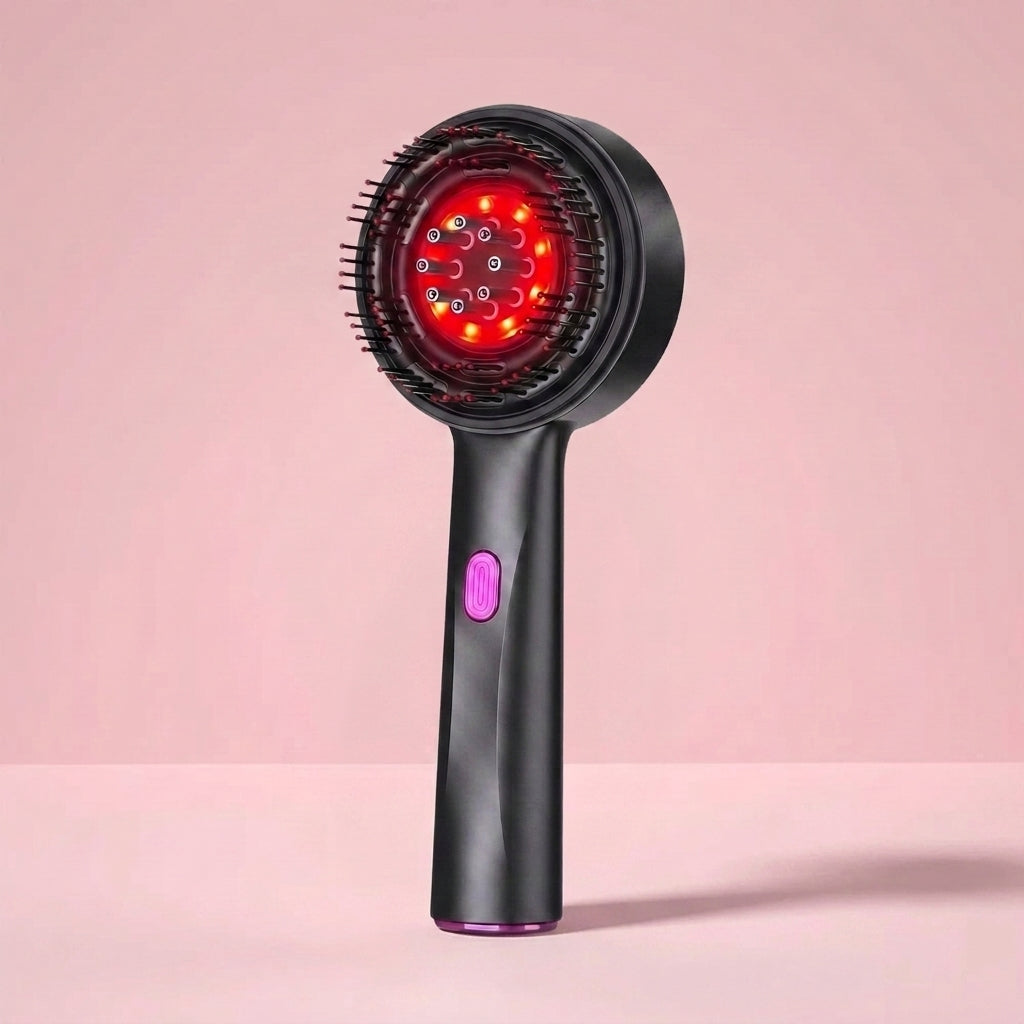 Electric Massage Comb 3 Modes Red Light Therapy